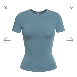 SKIMS cotton Tshirt (Kyanite)